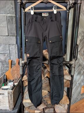 Fjallraven Black Women's Keb Hiking Pant Size 27/28